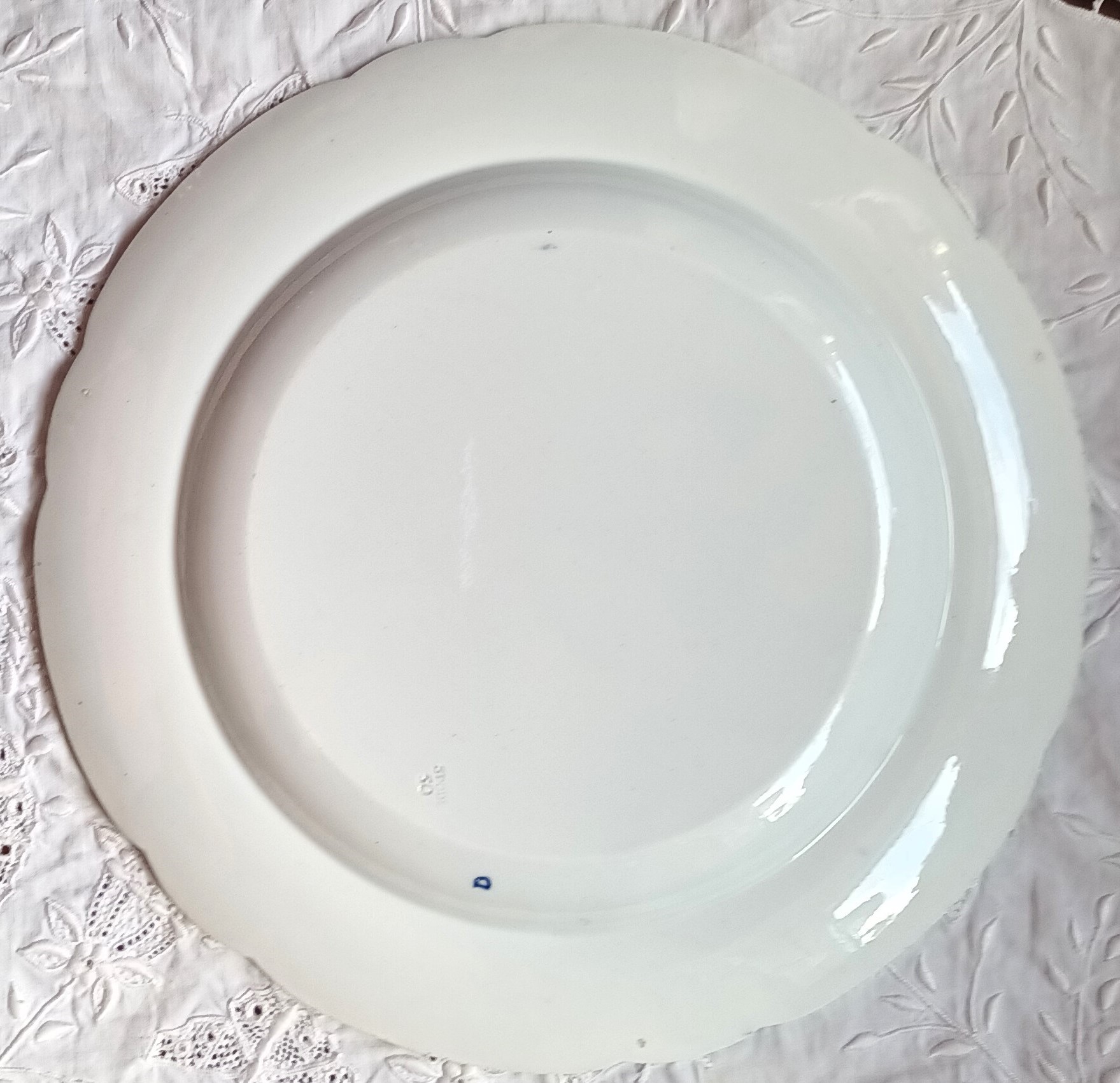 Antique English Georgian Blue & White Transfer Plate ~ "Sarcophagi at Cacamo" ~ Spode - Image 2